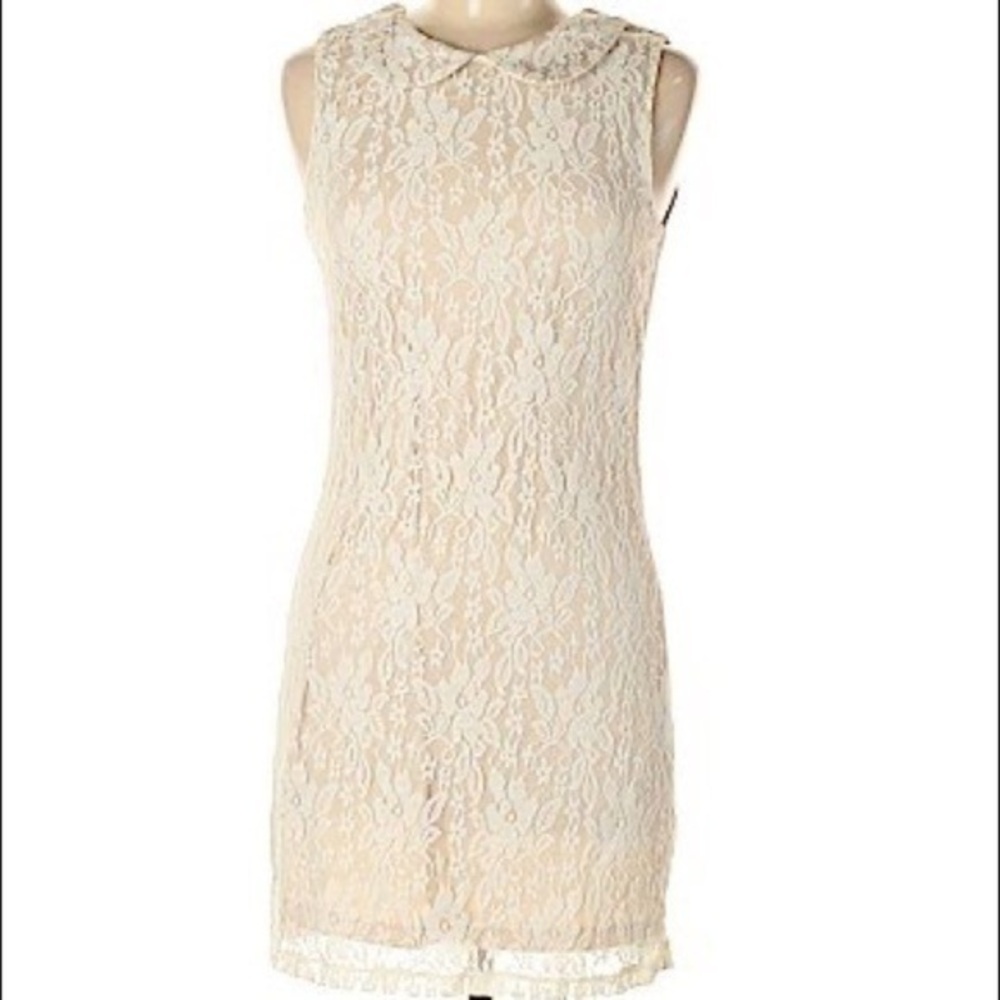 Mini Beige Dress